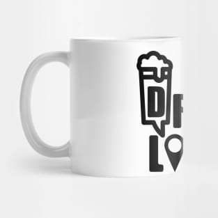 drink local black Mug